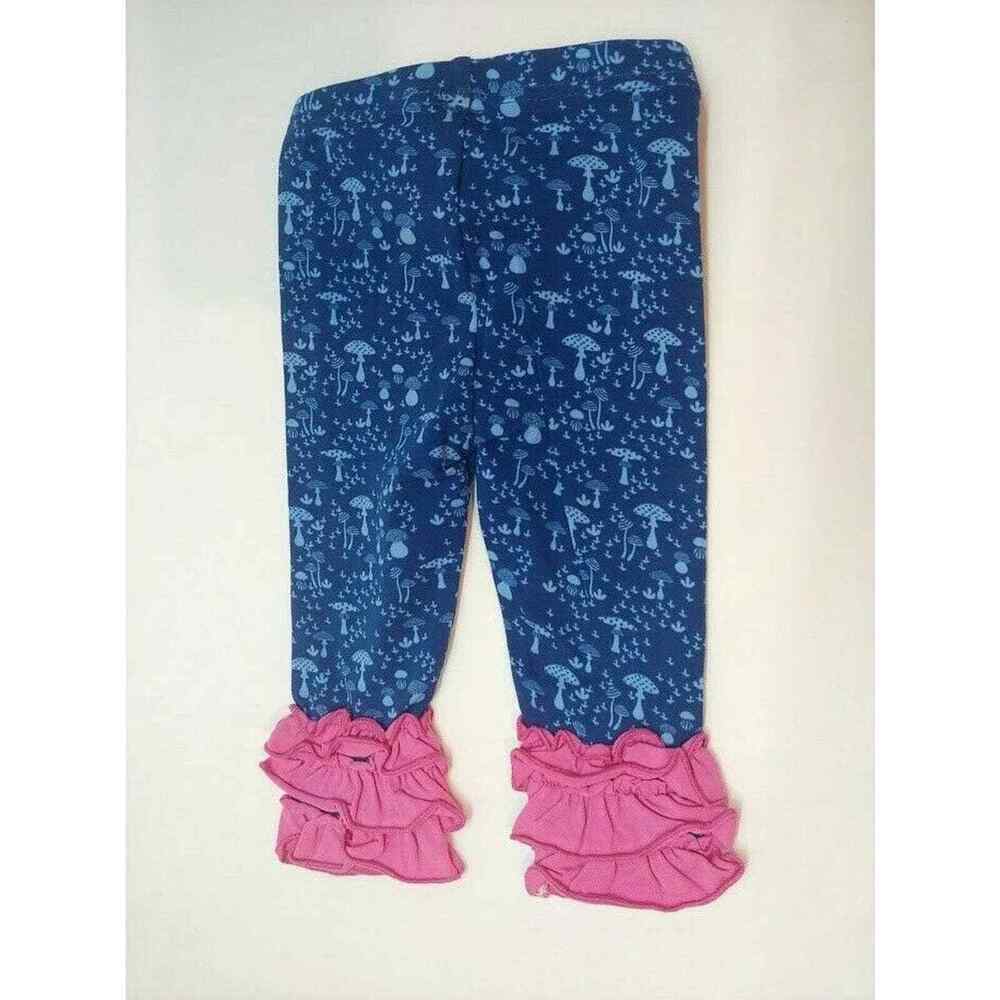 New Matilda Jane In My Element Ruffle Legging 3-6 months Make Believe Blue Pink - Picture 5 of 6